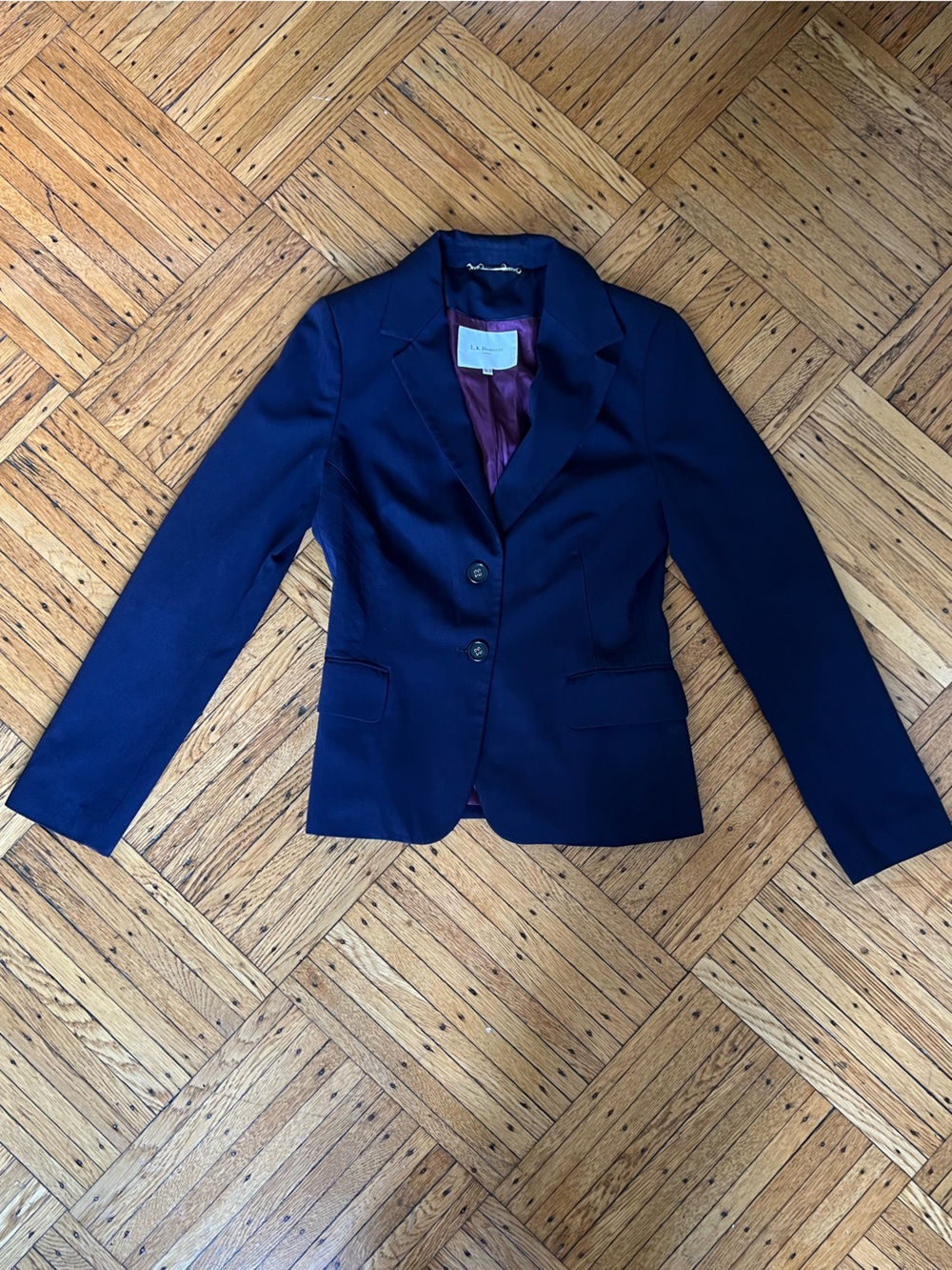 LK Bennett Navy Blazer, US 6